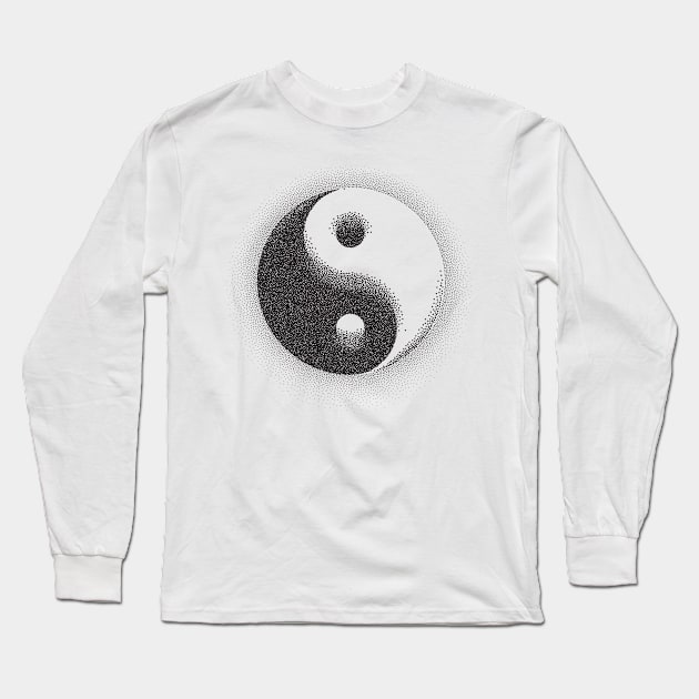 Yin Yang Long Sleeve T-Shirt by Senjin